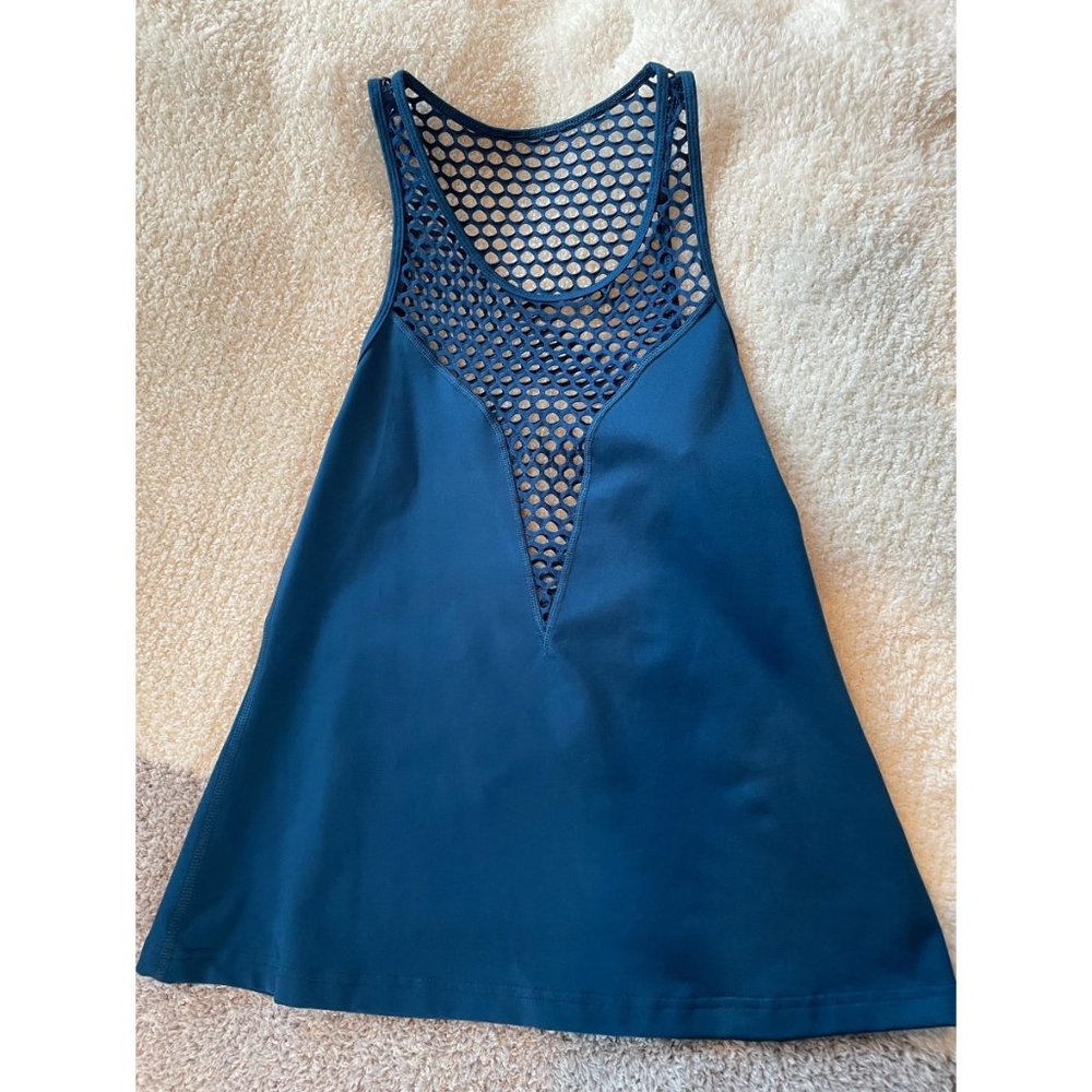 POPFLEX Hello There Tank Size 6 in Indigo